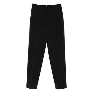 CELLAR DOOR High-Waisted Pleated Trousers Women BLACK Pants